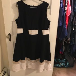 Calvin Klein color block dress